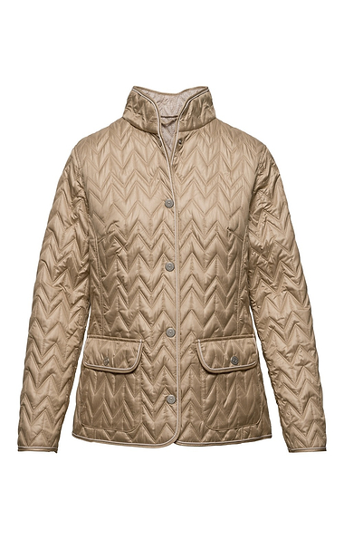 Ladies Country Chevron Quilted Jacket