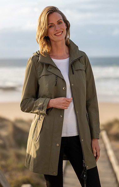 Ladies Lightweight Hooded Parka
