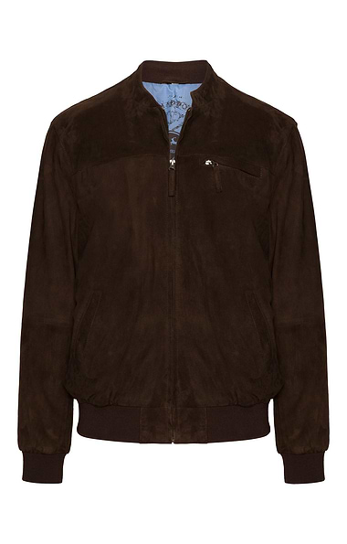 Men's Suede Blouson Jacket