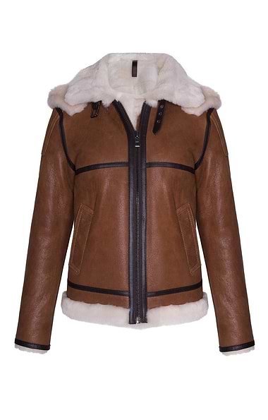 Ladies Leather Flying Jacket
