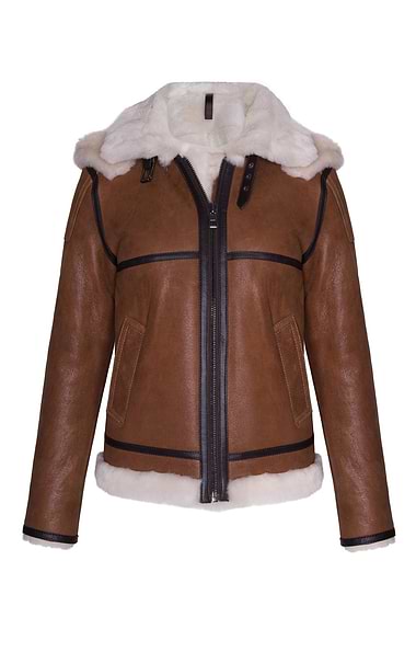 Ladies Leather Flying Jacket