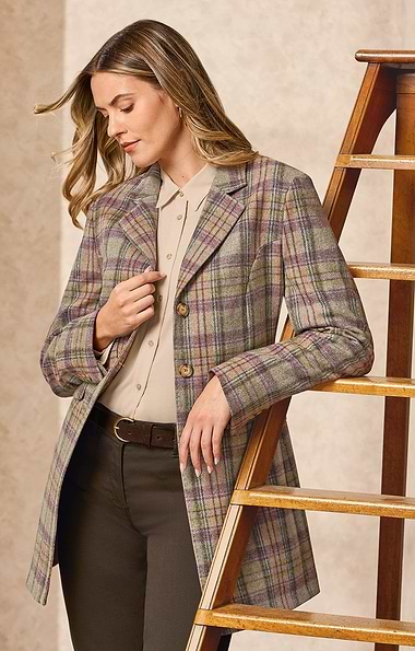 Ladies Flannel Newbury Jacket