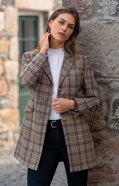 Ladies Flannel Newbury Jacket