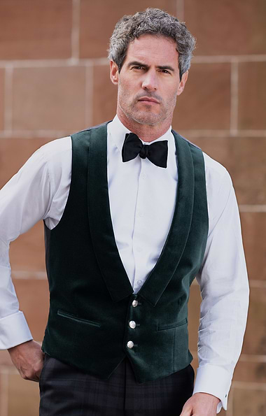 Men's Velvet Dress Waistcoat