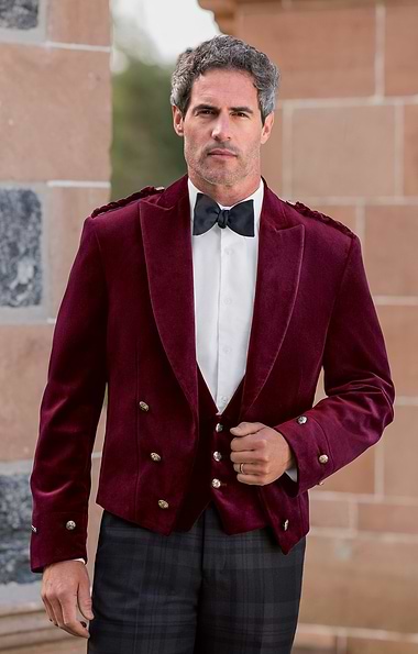 Men's Velvet Dress Waistcoat