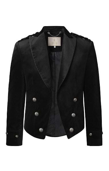 Men's Velvet Kilt Jacket