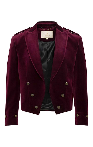 Men's Velvet Kilt Jacket