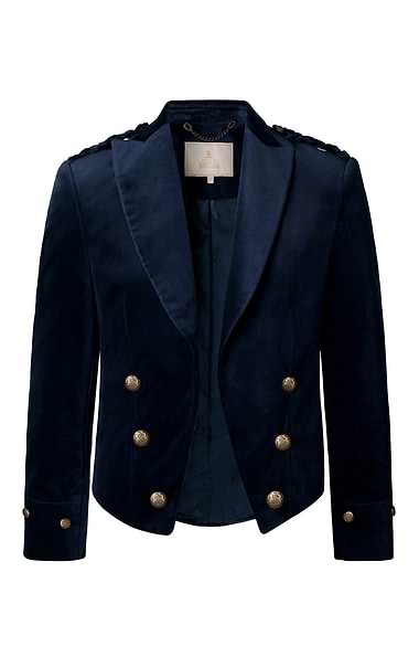 Men's Velvet Kilt Jacket