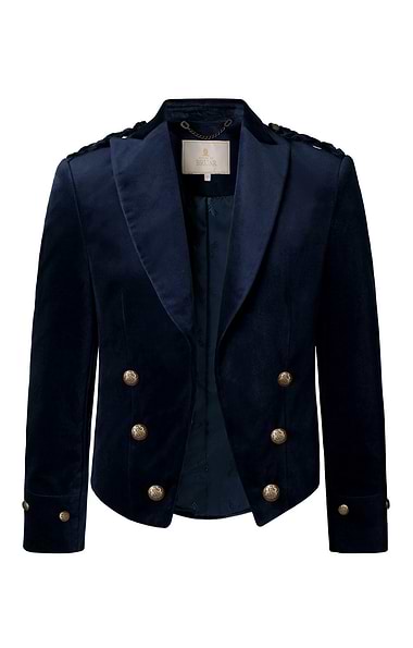 Men's Velvet Kilt Jacket