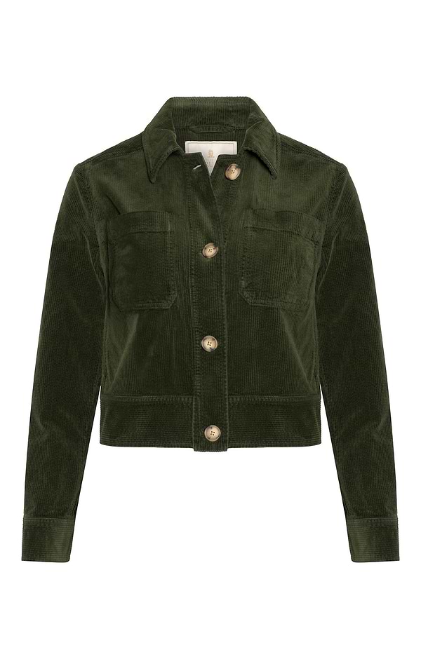 Ladies Washed Cord Jacket