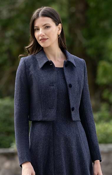 Ladies Tweed Bolero Dress Jacket