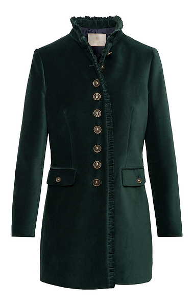 Ladies Victorian Velvet Cheltenham Jacket