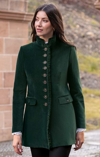 Ladies Victorian Velvet Cheltenham Jacket