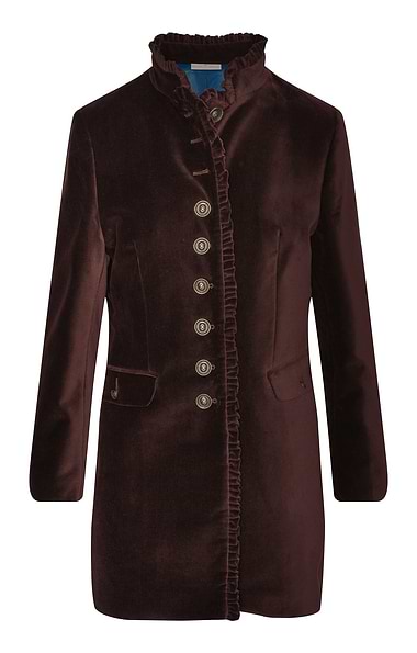 Ladies Victorian Velvet Cheltenham Jacket