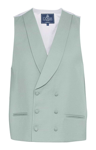 Men's Double Breasted Wool Waistcoat