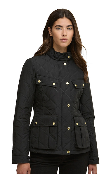 Ladies Barbour International Halsey Quilted Jacket