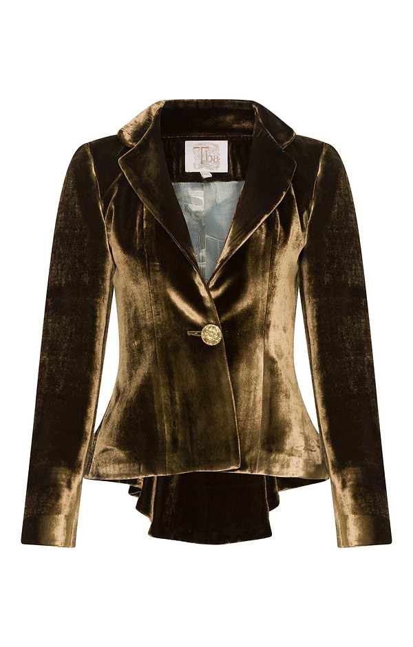 Ladies T.ba Siena Velvet Jacket