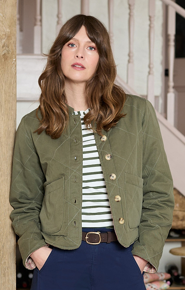 Ladies Lily & Me Scarlett Reversible Quilt Jacket