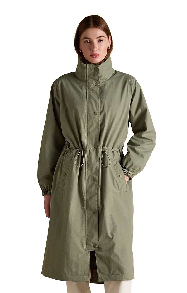 Ladies Joules Hensley Longline Waterproof Jacket