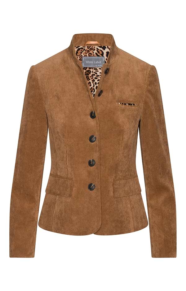 Ladies Cord Tipped Jacket