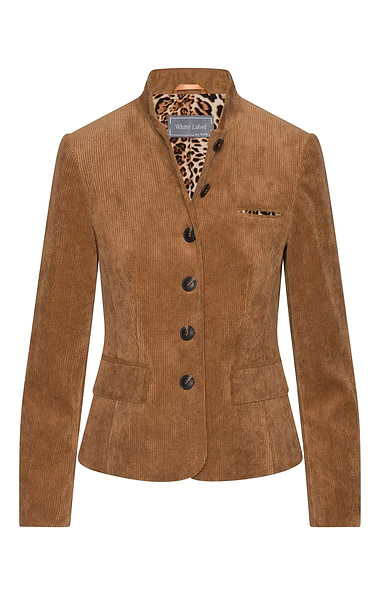 Ladies Cord Tipped Jacket