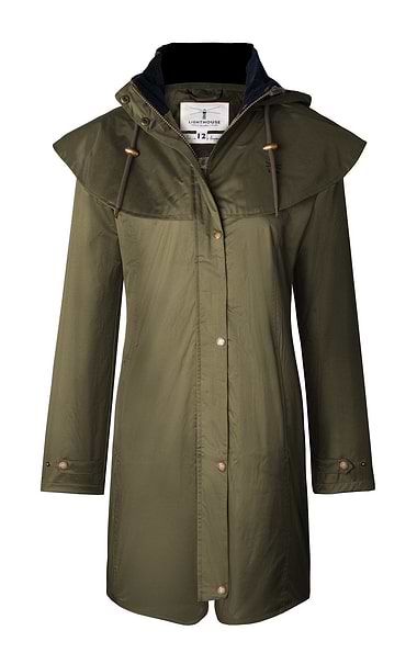 Ladies Three Quarter Length Raincoat