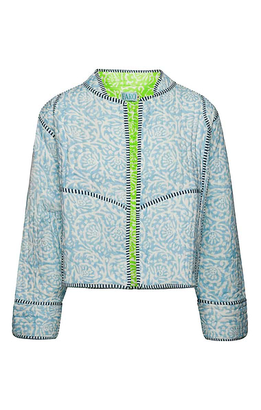 Ladies Print Quilted Cotton Jacket
