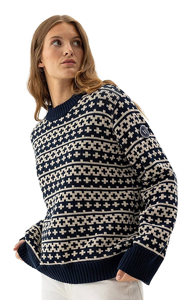 Ladies Holebrook Augusta Windproof Crew Neck Jumper