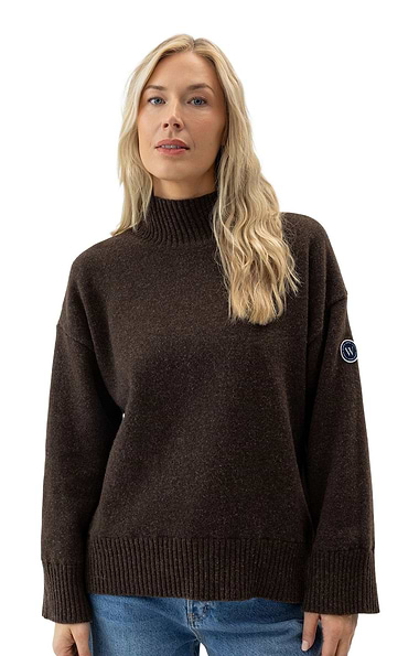 Ladies Holebrook Margot Turtle Neck Windproof Jumper
