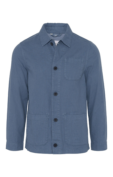 Men’s Linen Cotton Shirt Jacket