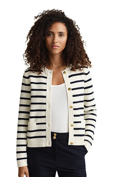 Ladies Gant Cotton Knit Jacket