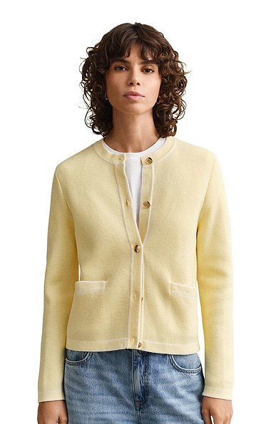 Ladies Gant Cotton Knit Jacket
