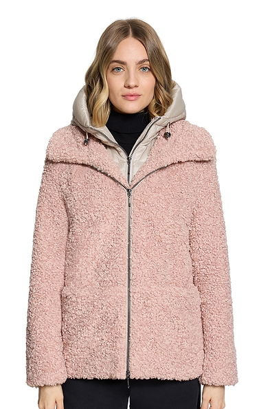 Ladies Quilted Teddy Fleece Jacket
