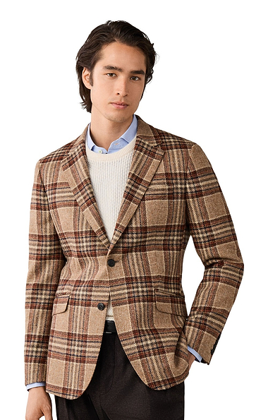 Men's Hackett London Tweed Country Check Jacket