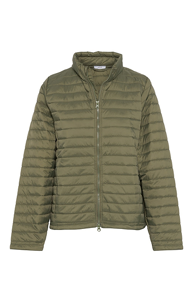 Ladies Quilted Stand Collar Jacket