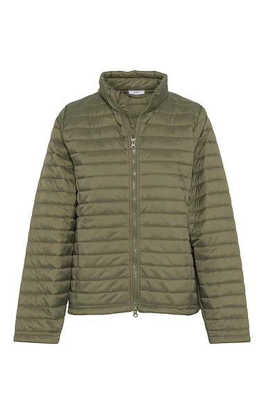 Ladies Quilted Stand Collar Jacket