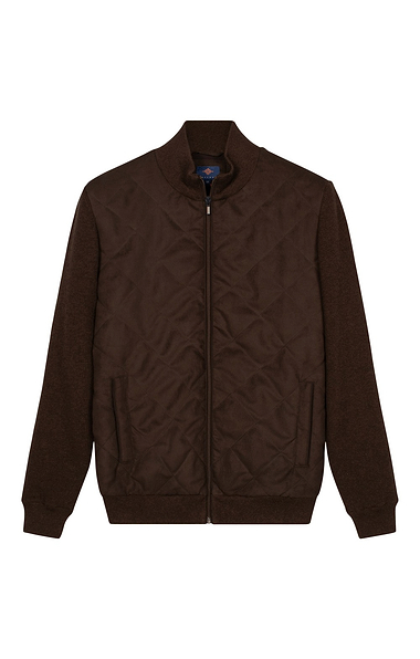 Men's Multi Media Wind Resistant Faux Suede Jacket