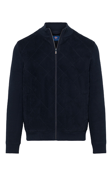 Men's Multi Media Wind Resistant Faux Suede Jacket
