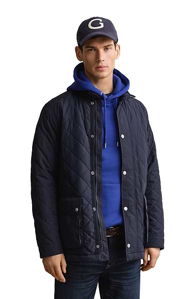 Men's Gant Classic Quilted Mid Length Jacket