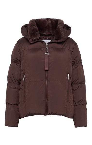 Ladies Rino & Pelle Joni Faux Fur Lined Quilted Coat