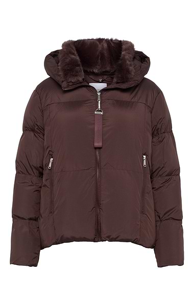 Ladies Rino & Pelle Joni Faux Fur Lined Quilted Coat