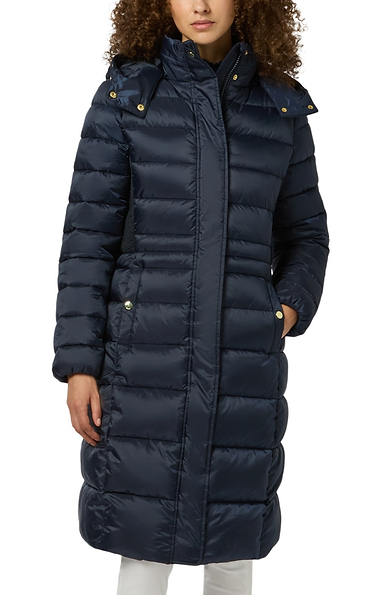 Ladies Joules Windborough Showerproof Long Padded Coat