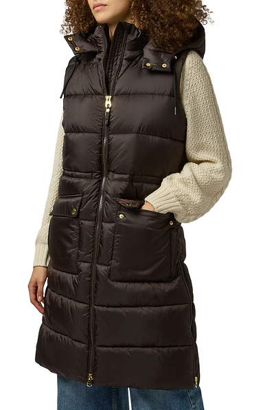 Ladies Joules Windermere Showerproof Long Padded Gilet