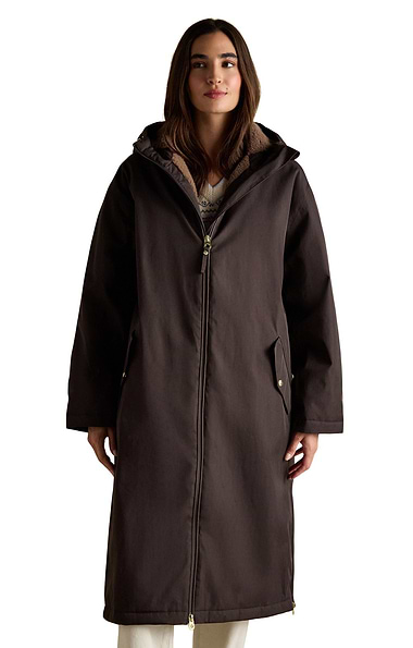 Ladies Joules Coverall Waterproof Fleece Lined Jacket