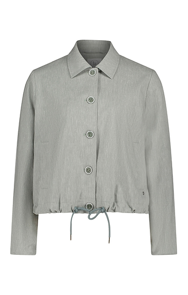 Ladies Betty & Co Button Up Drawstring Detail Jacket
