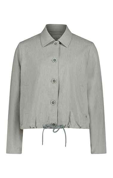 Ladies Betty & Co Button Up Drawstring Detail Jacket