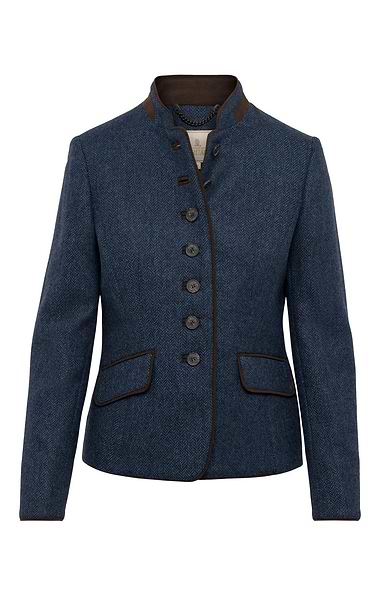 Ladies Tweed Linda Tipped Jacket