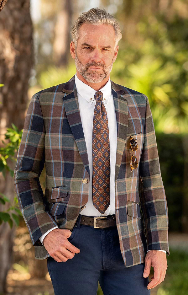 Men's Tailored British Twill Blazer