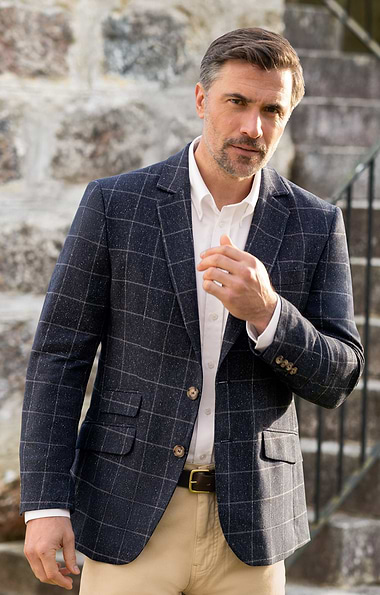 Men's Tailored British Twill Blazer