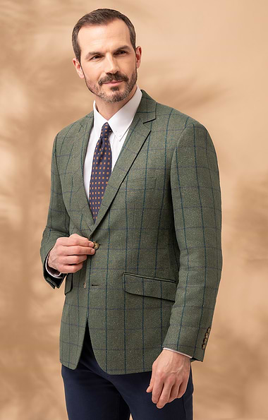 Men's Tailored British Twill Blazer